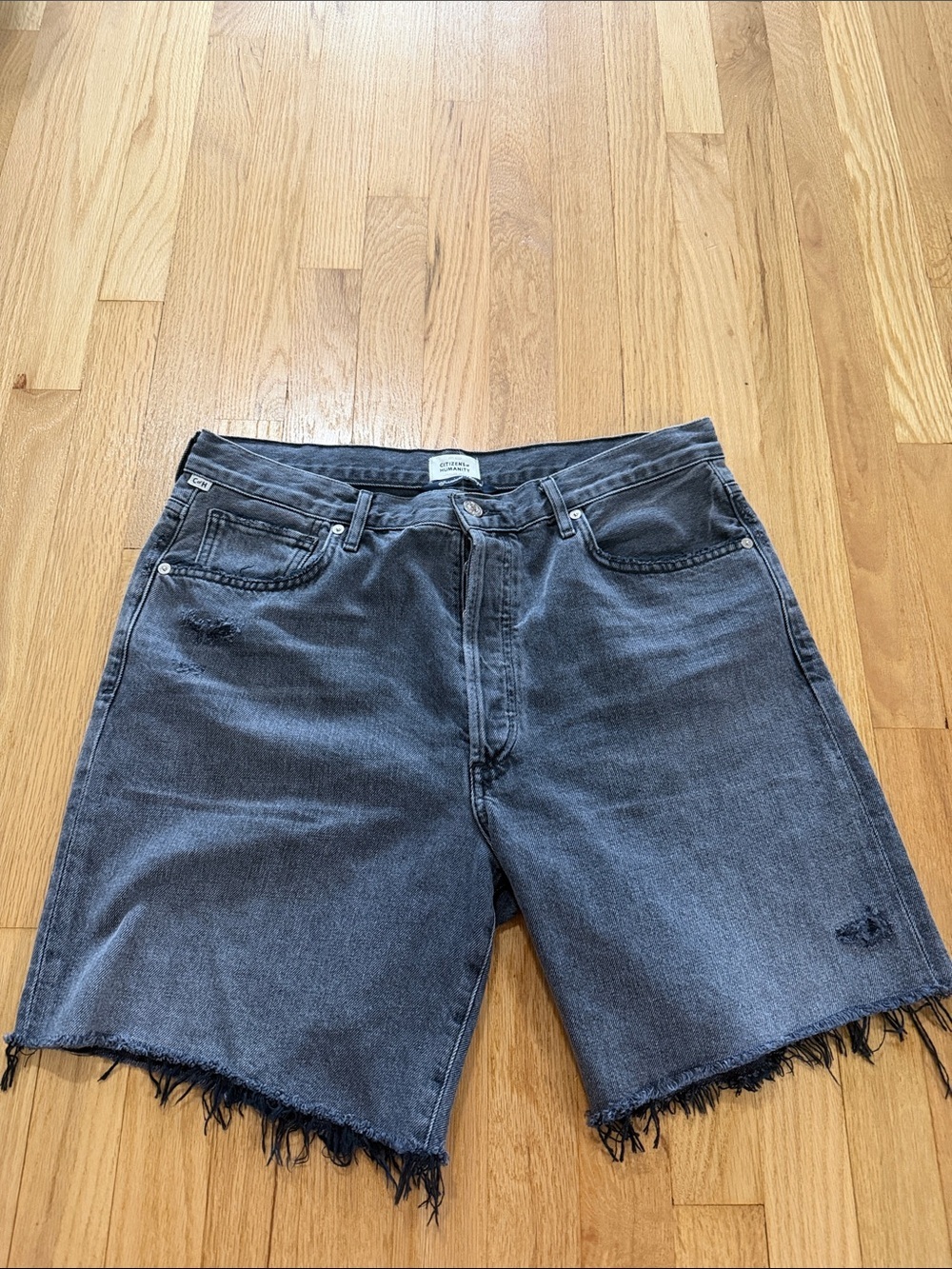 Citizens of Humanity Camilla Button Fly Bermuda Shorts Sz 31